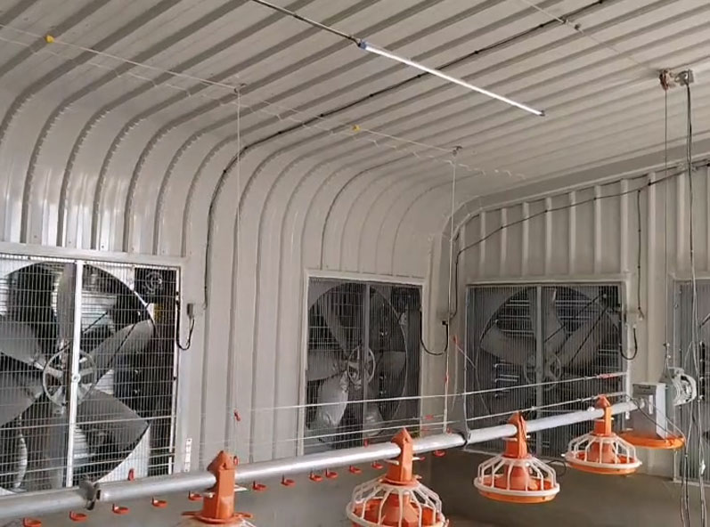 Projet saoudien d'&eacute;levage de poulets de chair au sol