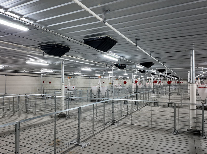 Projet de ferme d'engraissement COFCO de Jiangsu Dongtai