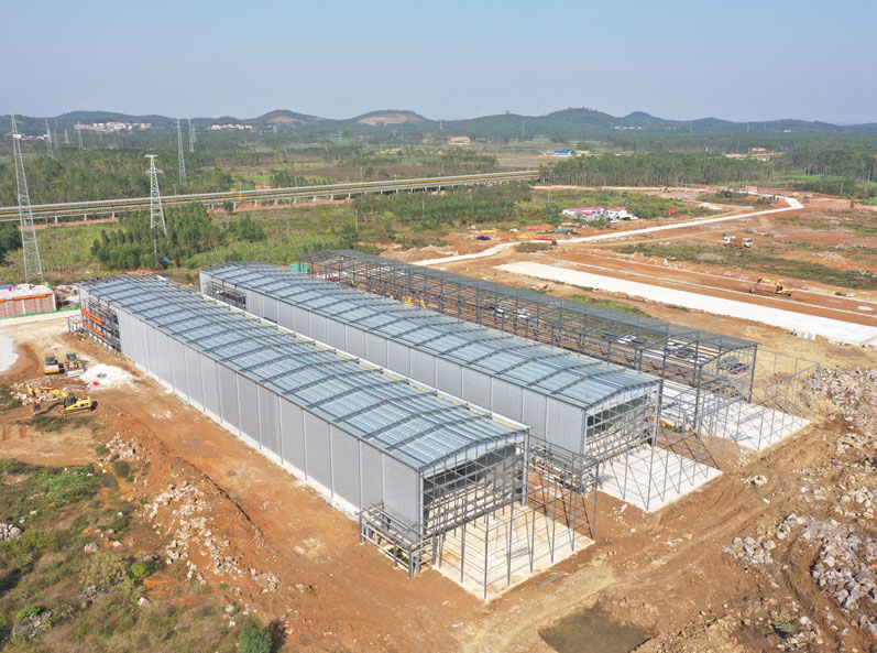Projet d'&eacute;levage de poules pondeuses de Guigang Tongfa, couvrant l'ensemble de la cha&icirc;ne industrielle et comprenant 3,6 millions de volailles