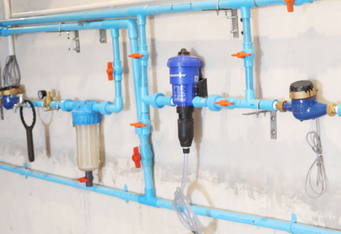 Syst&egrave;me de conduite d'eau